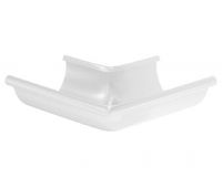 Угол желоба, наружный 90° RAL 9003 Белый 150/100