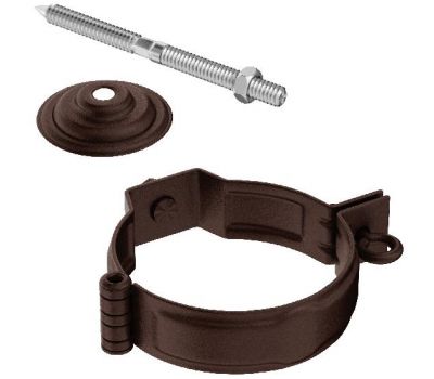 Декоративный хомут трубы под метиз с комплектом крепления RAL 8017 Коричневый matt 150/100 от производителя Aquasystem по цене 1 365 р Декоративный хомут трубы под метиз с комплектом крепления RAL 8017 Коричневый matt 150/100 от производителя Aquasystem по цене 1 365 р
