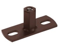 Держатель для хомута под метиза RAL 8017 Коричневый matt 125/90 Держатель для хомута под метиза RAL 8017 Коричневый matt 125/90