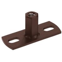 Держатель для хомута под метиза RAL 8017 Коричневый matt 150/100 Держатель для хомута под метиза RAL 8017 Коричневый matt 150/100