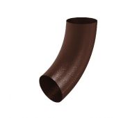 Колено трубы RAL 8017 Коричневый matt 150/100 Колено трубы RAL 8017 Коричневый matt 150/100