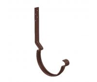 Крюк крепления желоба длинный с комплектом крепления RAL 8017 Коричневый matt 150/100 Крюк крепления желоба длинный с комплектом крепления RAL 8017 Коричневый matt 150/100