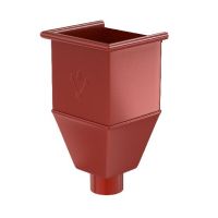 Воронка_водосборная удлиненая RR 29 Бургундский 150/100 Воронка_водосборная удлиненая RR 29 Бургундский 150/100