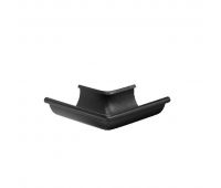 Угол желоба, наружный 90° RAL 9005 Чёрный 125/90 Угол желоба, наружный 90° RAL 9005 Чёрный 125/90