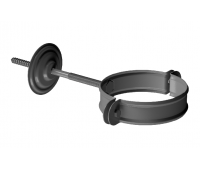 Хомут трубы D90, ГРАФИТ (RAL 7024) Хомут трубы D90, ГРАФИТ (RAL 7024)