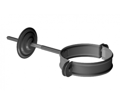 Хомут трубы D90, ГРАФИТ (RAL 7024) от производителя Docke по цене 535 р Хомут трубы D90, ГРАФИТ (RAL 7024) от производителя Docke по цене 535 р