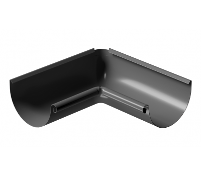 Угол внутренний 90° D125 ГРАФИТ (RAL 7024) от производителя  Docke по цене 1 815 р