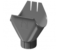 Воронка желоба D125, ГРАФИТ (RAL 7024) Воронка желоба D125, ГРАФИТ (RAL 7024)