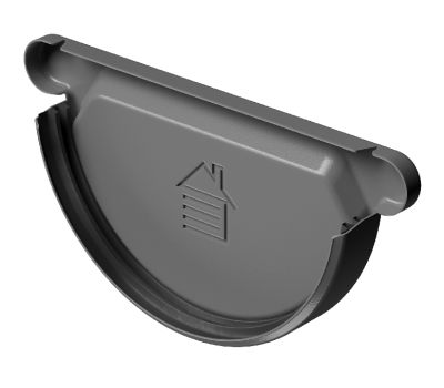 Заглушка желоба D125, ГРАФИТ (RAL 7024) от производителя Docke по цене 360 р Заглушка желоба D125, ГРАФИТ (RAL 7024) от производителя Docke по цене 360 р