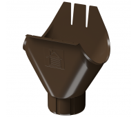 Воронка желоба D125, КАШТАН (RAL 8017) Воронка желоба D125, КАШТАН (RAL 8017)