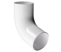 Отвод трубы D90, ПЛОМБИР (RAL 9010) Отвод трубы D90, ПЛОМБИР (RAL 9010)