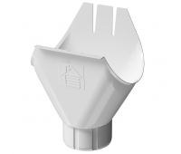 Воронка желоба D125, ПЛОМБИР (RAL 9010) Воронка желоба D125, ПЛОМБИР (RAL 9010)