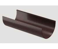 Водосточный желоб 3м Тёмно-коричневый Водосточный желоб 3м Тёмно-коричневый