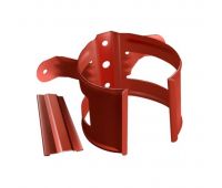 Кронштейн трубы (на дерево) Кирпичный (RAL 8004) Кронштейн трубы (на дерево) Кирпичный (RAL 8004)