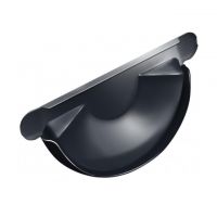 Заглушка желоба Серый (RAL 7024) Заглушка желоба Серый (RAL 7024)