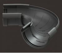 Угол регулируемый Lux ПВХ Графит Угол регулируемый Lux ПВХ Графит