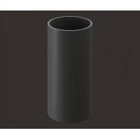 Труба для водостока 3 м Lux ПВХ Графит Труба для водостока 3 м Lux ПВХ Графит
