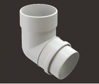 Колено 72˚ Lux ПВХ Пломбир Колено 72˚ Lux ПВХ Пломбир