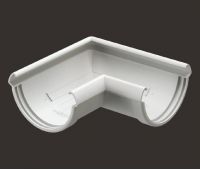 Угол желоба универсал 90° Lux ПВХ Пломбир Угол желоба универсал 90° Lux ПВХ Пломбир